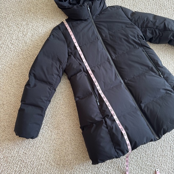 Uniqlo Seamless Down Puffer Coat Jacket Size L Black Short Length 2022 - Picture 12 of 15
